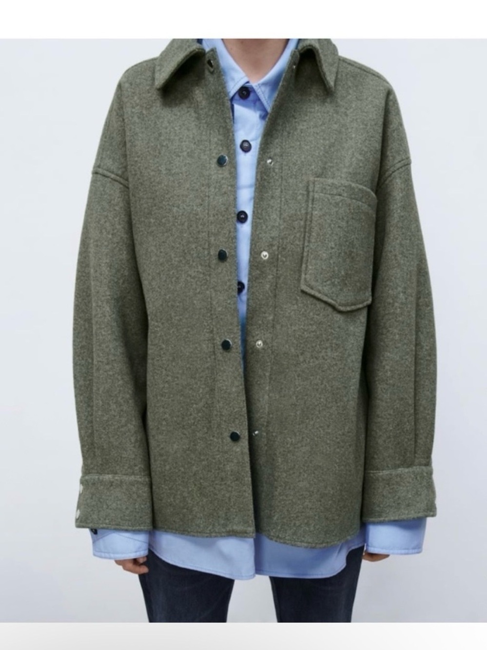 Zara Shirt Jacket Shacket Size Small